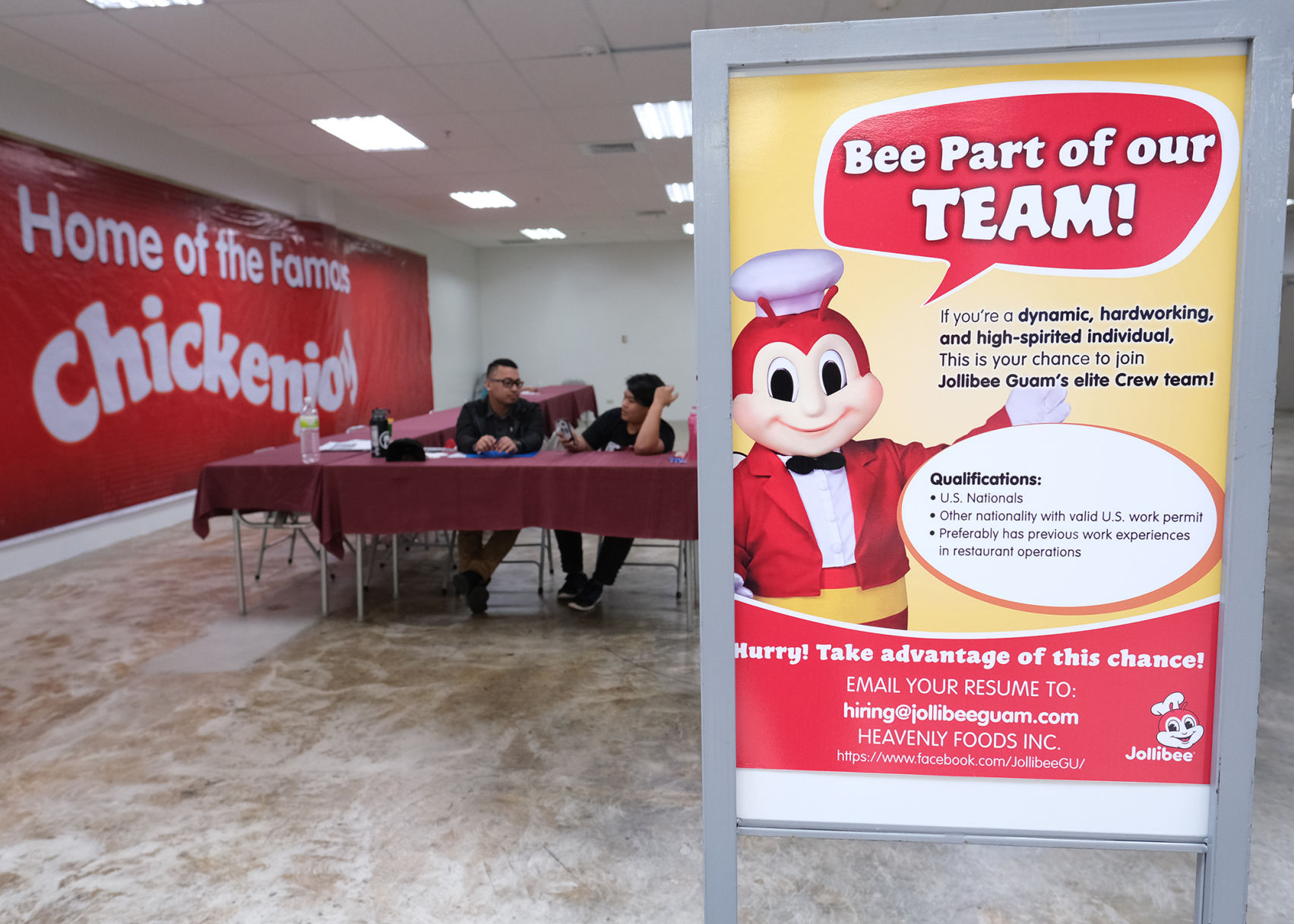 Hundreds apply for Jollibee jobs on Guam